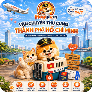 VẬN CHUYỂN THÚ CƯNG ĐI HỒ CHÍ MINH